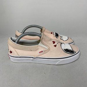 Vans Womens Peanuts 500714 Pink Sneaker Shoes